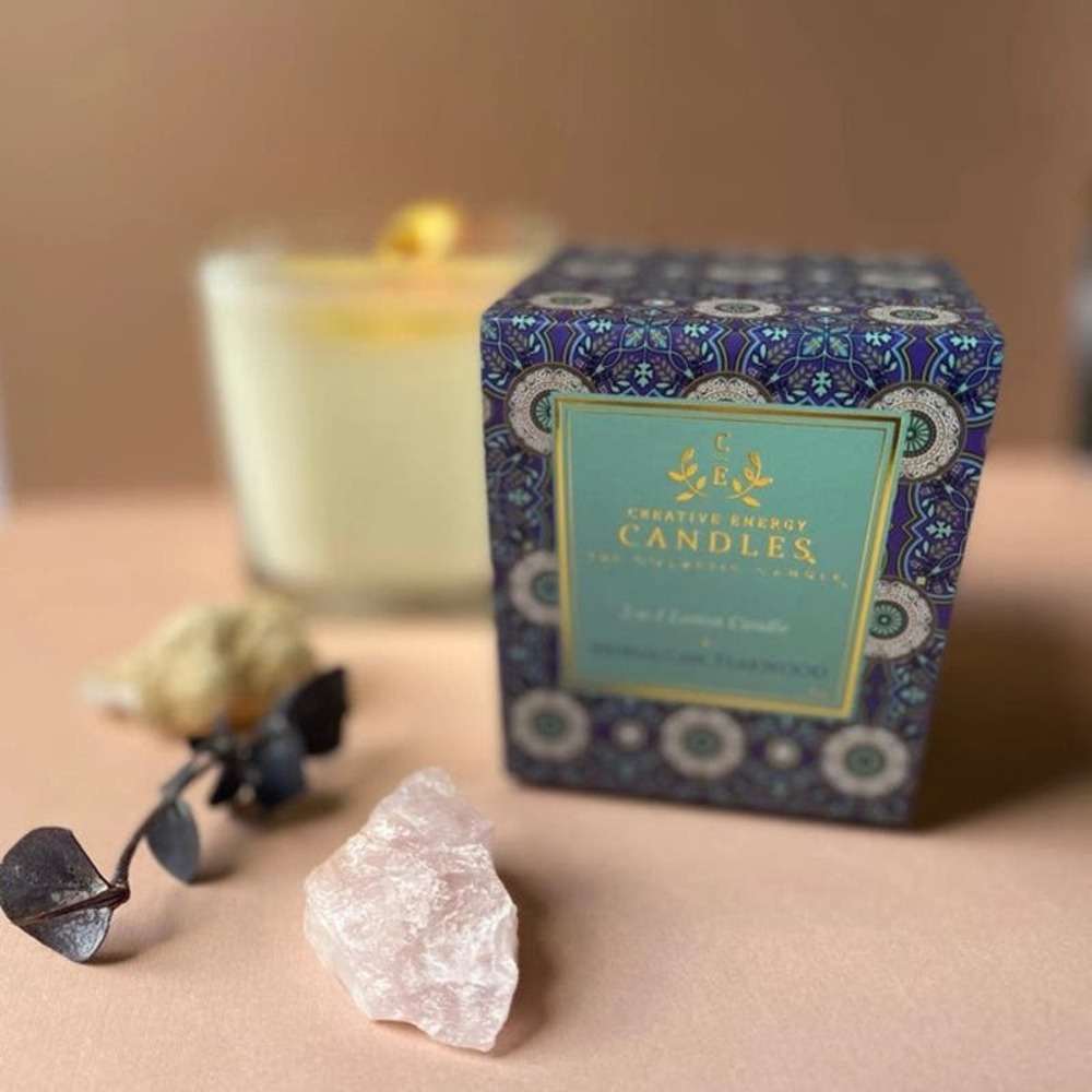 10 oz Award Winning Soy Lotion Candle W/ Anti Aging Properties Moroccan Teakwood